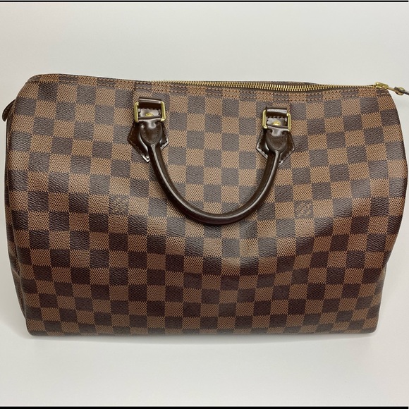 Louis Vuitton Handbags - LOUIS VUITTON - Damier Ebene Speedy 35